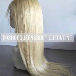 Blonde Human Wig